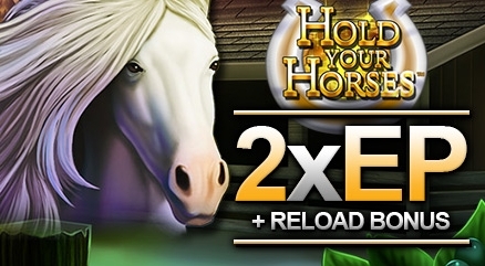 Energycasino podwojone punkty i bonus na slocie hold your horses 2015 07 06